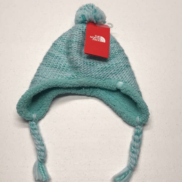 The North Face Other - ๐ NORTH FACE Blue Fuzzy Pom Pom Winter Hat The North Face Other - ๐ NORTH FACE Blue Fuzzy Pom Pom Winter Hat